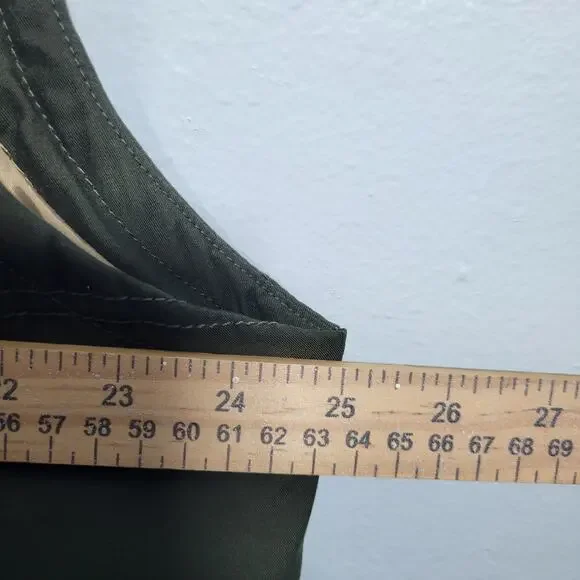 Eddie Bauer Goose Down Army Green EB650 Puffer Vest Size XLT 32726-1Clo3 - Picture 9 of 12